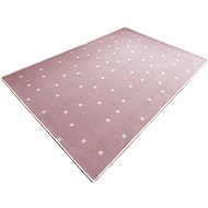 Dětský koberec Hvězdička růžová 95 x 200 cm - Carpet