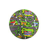 Vopi Children's carpet with roads circle 100 cm - Carpet