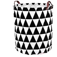 Verk 01939 Toy basket, laundry black and white - Storage Box