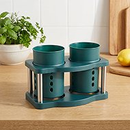 Verk 07132 Cutlery drainer 19×14 cm green - Draining Board