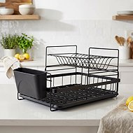 Verk 07121 Two-level dish drainer black - Draining Board