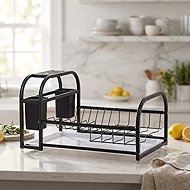 Verk 07130 Double dish drainer black - Draining Board