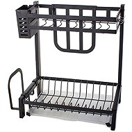 Verk 07127 Kitchen organizer with drip tray black - Kitchen Organiser