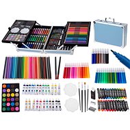 KIK KX5353 Large set in case for small painters 145 pcs blue - Art Supplies