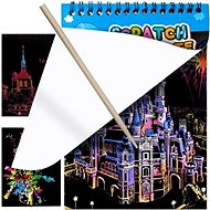 ISO Scratch-off rainbow notebook with stylus - Scratch Pictures