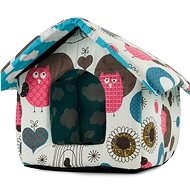 Verk 19004 House for dog, cat 41×38×43 cm owls - Dog Kennel