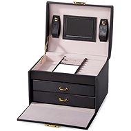 Verk 01454 Jewellery box with mirror, black - Jewellery Box