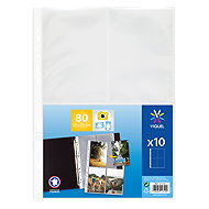 VIQUEL for photo 10 x 15 cm A4/90 microns, glossy - pack of 10 - Sheet Potector
