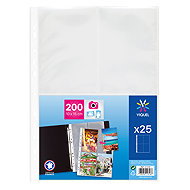 VIQUEL for photo 10 x 15 cm A4/90 micron, glossy - pack of 25 - Sheet Potector