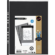 VIQUEL Creativ Gallery prezentační kapsa A3, černý papír - balení 10 ks - Sheet Potector