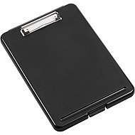 VIQUEL A4 with Storage Compartment, PP, Black - Clipboard
