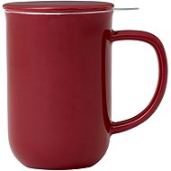 VIVA SCANDINAVIA MINIMA Tea mug with filter and lid 500 ml red - Mug