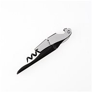 LigneW L'essentiel two-phase wine corkscrew, black + black - Corkscrew