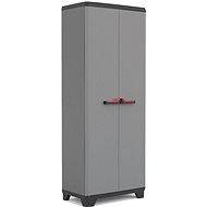 KIS Garden cabinet STILO HIGH CABINET, 173 × 68 × 39 cm, grey - Garden Storage Cabinet
