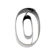 Vykrojto Numerals - 0 - zero 40 × 25 mm, for gingerbread - Cookie Cutter