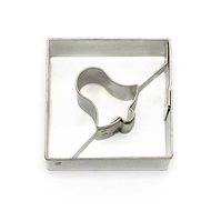 Vykrojto Cutting board with centre Square + bell - Cookie Cutter