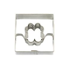 Vykrojto Square + four-leaf clover cutter with centre - Cookie Cutter