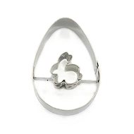 Vykrojto Egg + bunny cutter with centre - Cookie Cutter