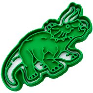 Triceratops 2 108 × 58 mm, dino - Cookie Cutter