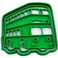Vykrojto Double-decker bus 77 × 74 mm, right - Cookie Cutter
