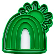 Extruded Rainbow - sun 75 × 81 mm - Cookie Cutter