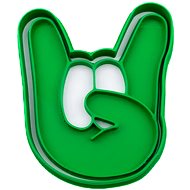 Cut-out Gesture - cuckold 76 × 87 mm - Cookie Cutter