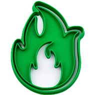 Cut out Fire 68 × 87 mm - Cookie Cutter