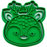 Raised deer 3 74 × 77 mm - Cookie Cutter