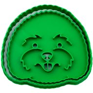 Vykrojto Bichon - head 80 × 75 mm, psi - Cookie Cutter