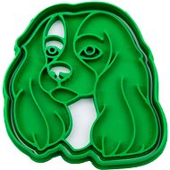 King Charles Spaniel - head 76 × 80 mm, psi - Cookie Cutter