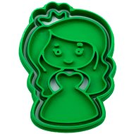 Cut out Princess 55 × 75 mm - Cookie Cutter