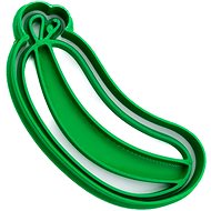 Vykrojto Cucumber 80 × 55 mm, vegetable - Cookie Cutter