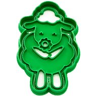 Vykrojto Lamb with flower 55 × 81 mm, Easter - Cookie Cutter