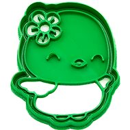 Vykrojto Chicken with flower 69 × 81 mm, Easter - Cookie Cutter