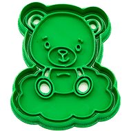 Roughly cut teddy bear on a cloud 68 × 81 mm - Cookie Cutter