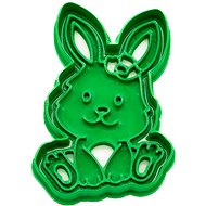 Vykrojto Bunny with flower 60 × 86 mm, Easter - Cookie Cutter