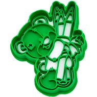 Vykrojto Teddy bear with crayons 68 × 85 mm - Cookie Cutter