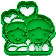 Groom and bride 70 × 70 mm, Easter - Cookie Cutter