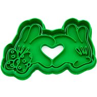 Gesture heart 84 × 54 mm, love - Cookie Cutter