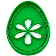 Vykrojto Egg with flower 1 58 × 72 mm, Easter - Cookie Cutter