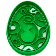 Vykrojto Egg with bunny 2, 58 × 72 mm, Easter - Cookie Cutter