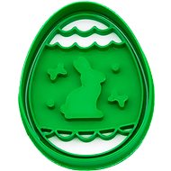 Vykrojto Egg with bunny 4 58 × 72 mm, Easter - Cookie Cutter