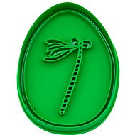 Vykrojto Egg with pom pom 62 × 80 mm, Easter - Cookie Cutter