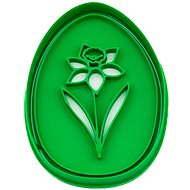 Vykrojto Egg with daffodil 62 × 80 mm, Easter - Cookie Cutter