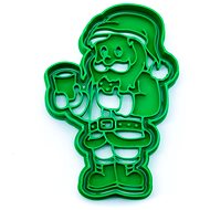 Santa with cookie 77 × 111 mm, Christmas - Cookie Cutter