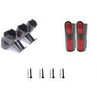 CareWave Storage Bracket + 2 x Adapter with 4 screws for Dyson V6 - Accessory Kit