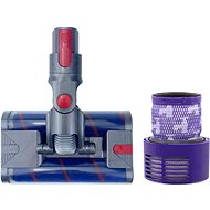CareWave Dual Cylinder Brush Electric Floor Brush with Filters D983 for Dyson V7, V10 - Accessory Kit