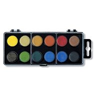 Koh-i-noor 171531 - watercolours 22.5mm, 12 colours - Watercolours
