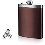 Vacu Vin Stainless steel flask - bronze + funnel - Hip Flask