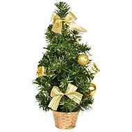 DOMMIO Tree decorated with gold decorations 30 cm - Christmas Tree